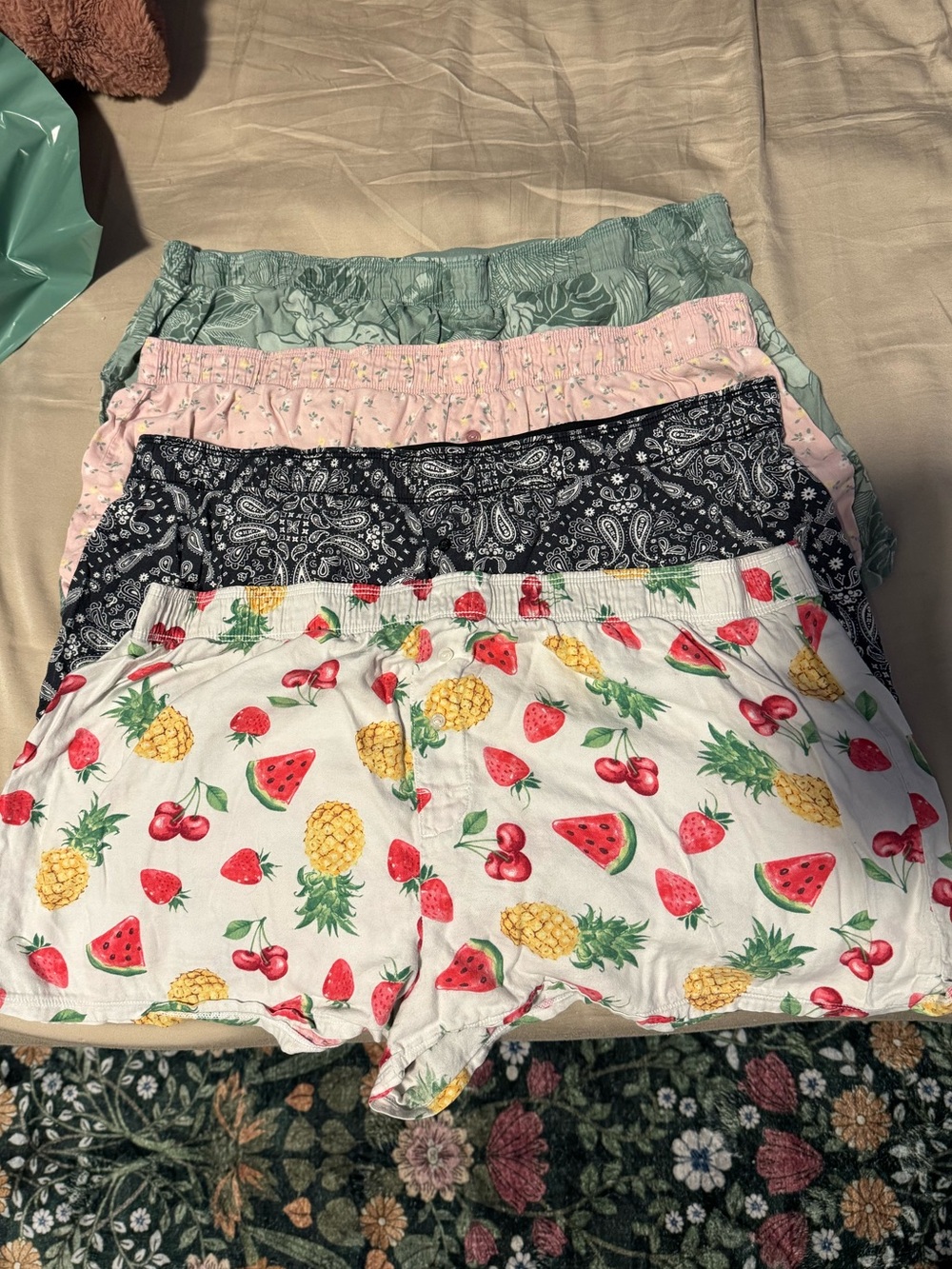 Bundle of PINK sleep shorts